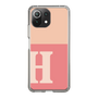 Slim Protection Case［ Original - initial two tone - H pink ］