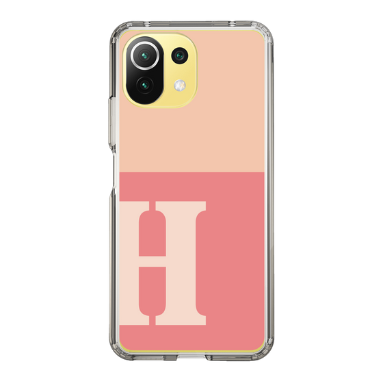 Slim Protection Case［ Original - initial two tone - H pink ］