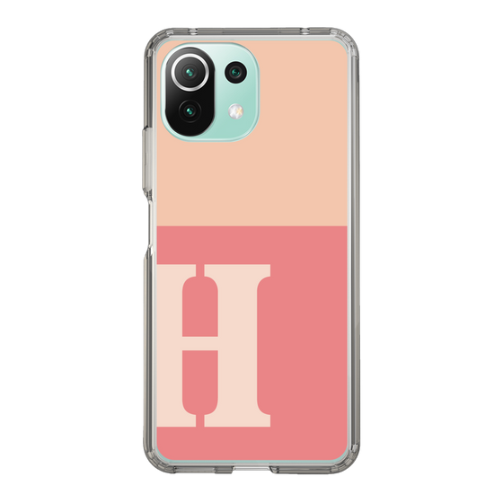 Slim Protection Case［ Original - initial two tone - H pink ］