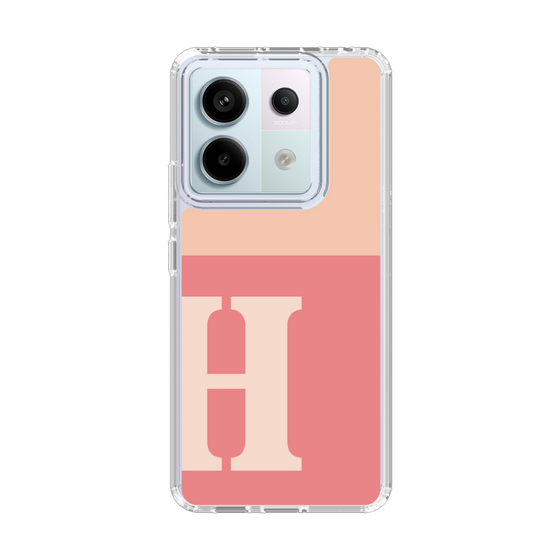 Slim Protection Case［ Original - initial two tone - H pink ］