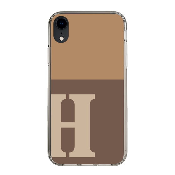 Slim Protection Case［ Original - initial two tone - H brown ］