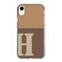 Slim Protection Case［ Original - initial two tone - H brown ］