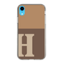 Slim Protection Case［ Original - initial two tone - H brown ］