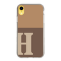 Slim Protection Case［ Original - initial two tone - H brown ］