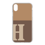 Slim Protection Case［ Original - initial two tone - H brown ］