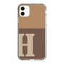 Slim Protection Case［ Original - initial two tone - H brown ］
