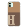 Slim Protection Case［ Original - initial two tone - H brown ］