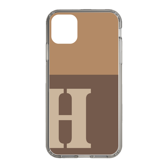 Slim Protection Case［ Original - initial two tone - H brown ］