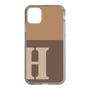 Slim Protection Case［ Original - initial two tone - H brown ］