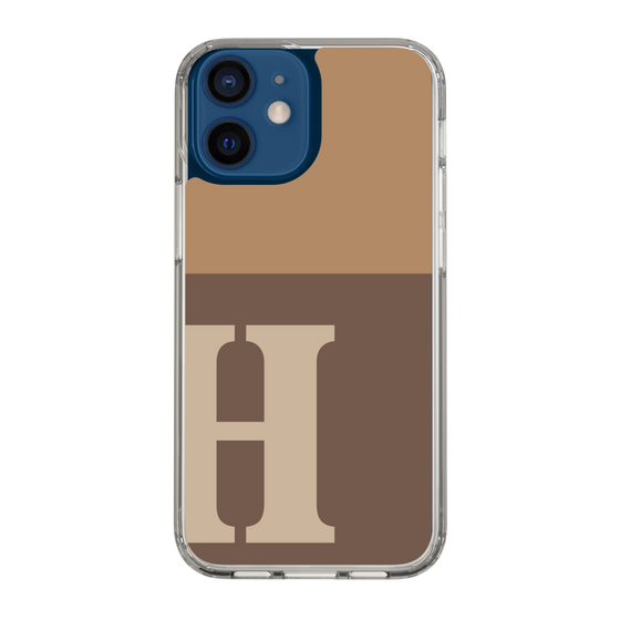 Slim Protection Case［ Original - initial two tone - H brown ］
