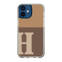 Slim Protection Case［ Original - initial two tone - H brown ］