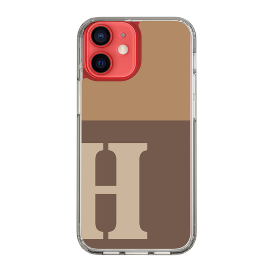 Slim Protection Case［ Original - initial two tone - H brown ］