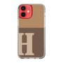 Slim Protection Case［ Original - initial two tone - H brown ］