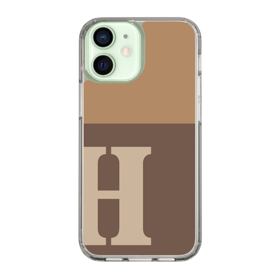Slim Protection Case［ Original - initial two tone - H brown ］