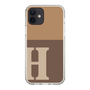 Slim Protection Case［ Original - initial two tone - H brown ］