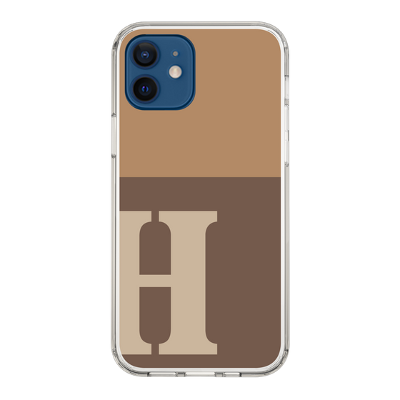 Slim Protection Case［ Original - initial two tone - H brown ］
