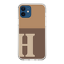 Slim Protection Case［ Original - initial two tone - H brown ］