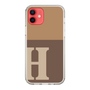 Slim Protection Case［ Original - initial two tone - H brown ］