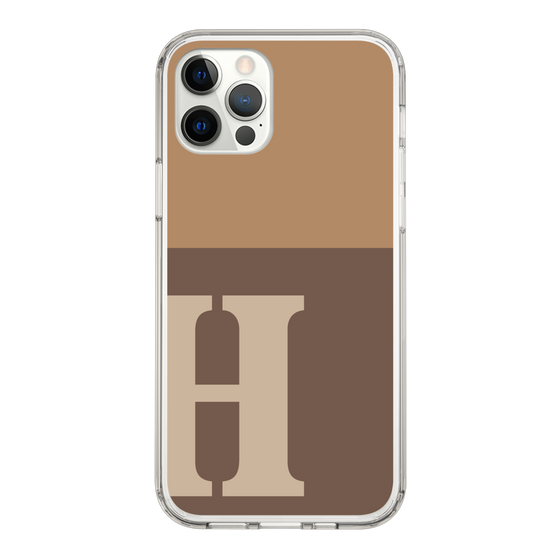 Slim Protection Case［ Original - initial two tone - H brown ］