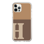 Slim Protection Case［ Original - initial two tone - H brown ］