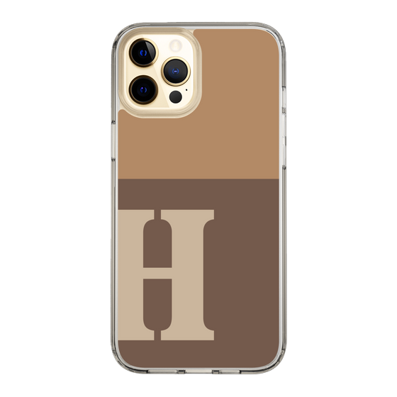 Slim Protection Case［ Original - initial two tone - H brown ］