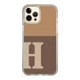 Slim Protection Case［ Original - initial two tone - H brown ］