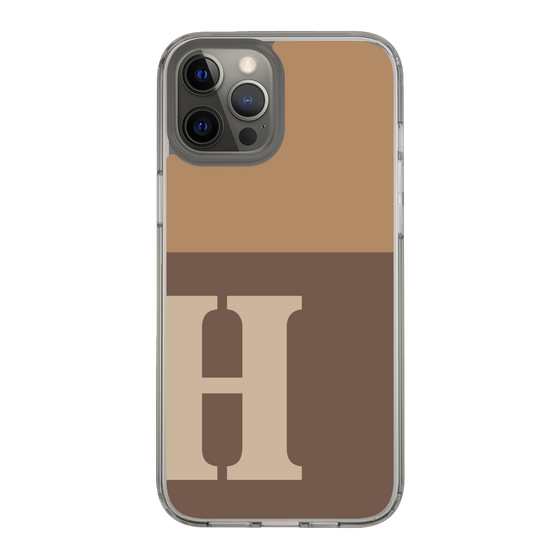 Slim Protection Case［ Original - initial two tone - H brown ］