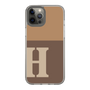Slim Protection Case［ Original - initial two tone - H brown ］