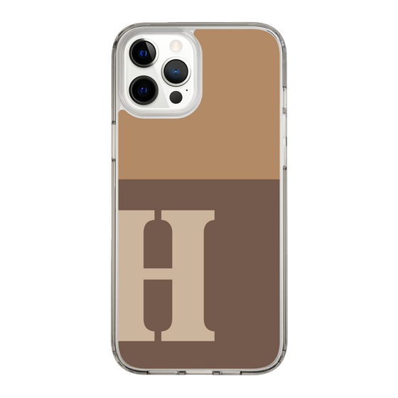 Slim Protection Case［ Original - initial two tone - H brown ］
