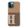 Slim Protection Case［ Original - initial two tone - H brown ］