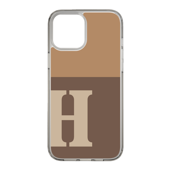 Slim Protection Case［ Original - initial two tone - H brown ］