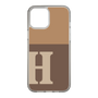 Slim Protection Case［ Original - initial two tone - H brown ］