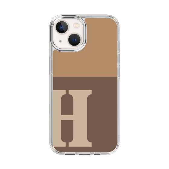 Slim Protection Case［ Original - initial two tone - H brown ］