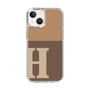 Slim Protection Case［ Original - initial two tone - H brown ］