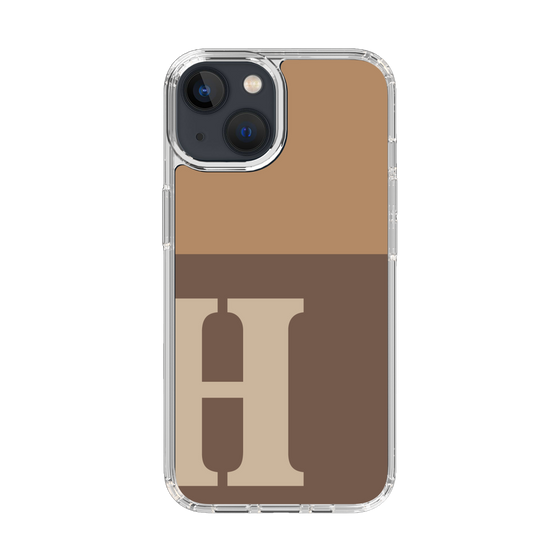 Slim Protection Case［ Original - initial two tone - H brown ］