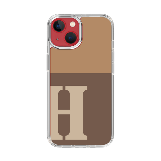 Slim Protection Case［ Original - initial two tone - H brown ］