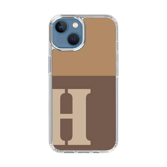 Slim Protection Case［ Original - initial two tone - H brown ］