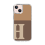 Slim Protection Case［ Original - initial two tone - H brown ］