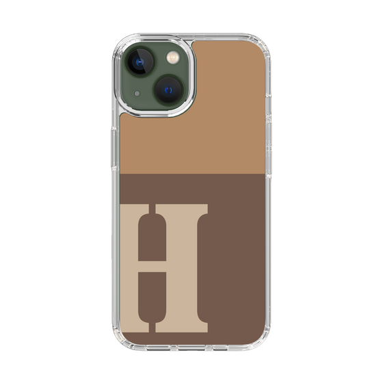 Slim Protection Case［ Original - initial two tone - H brown ］