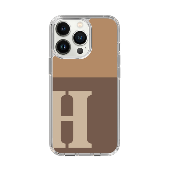 Slim Protection Case［ Original - initial two tone - H brown ］