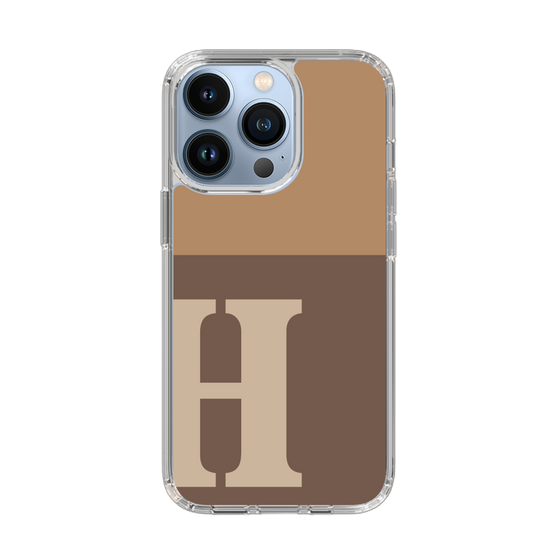 Slim Protection Case［ Original - initial two tone - H brown ］
