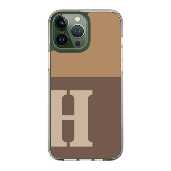 Slim Protection Case［ Original - initial two tone - H brown ］