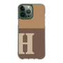 Slim Protection Case［ Original - initial two tone - H brown ］