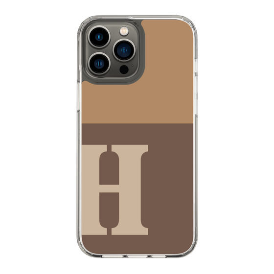 Slim Protection Case［ Original - initial two tone - H brown ］