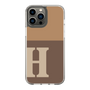 Slim Protection Case［ Original - initial two tone - H brown ］