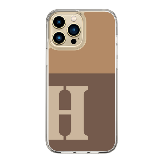Slim Protection Case［ Original - initial two tone - H brown ］