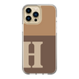 Slim Protection Case［ Original - initial two tone - H brown ］