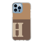 Slim Protection Case［ Original - initial two tone - H brown ］