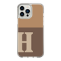 Slim Protection Case［ Original - initial two tone - H brown ］
