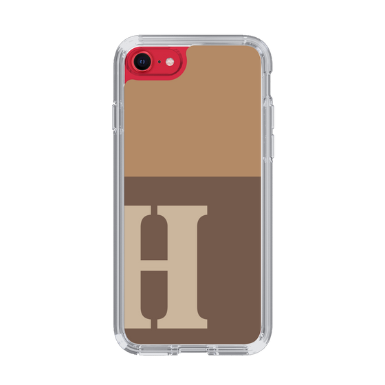 Slim Protection Case［ Original - initial two tone - H brown ］